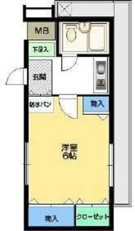 クリオ日吉壱番館の物件間取画像